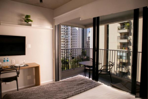 Studio 31 m2 com Terraço Parque Ibirapuera Itaim Bibi